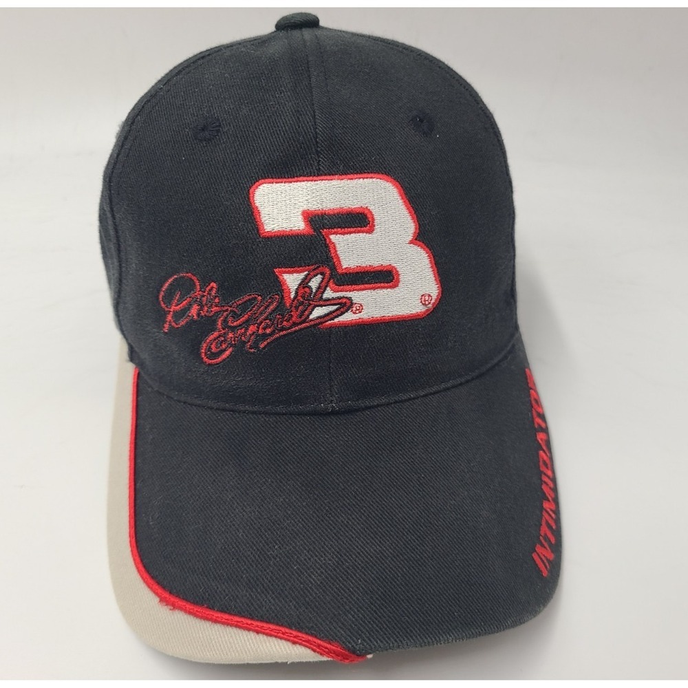 Vintage Dale Earnhardt #3 Intimidator‎ Goodwrench Chase Strapback Hat Cap NASCAR
